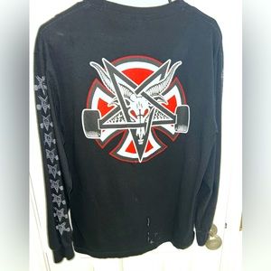 Independent truck co long sleeve T sz med